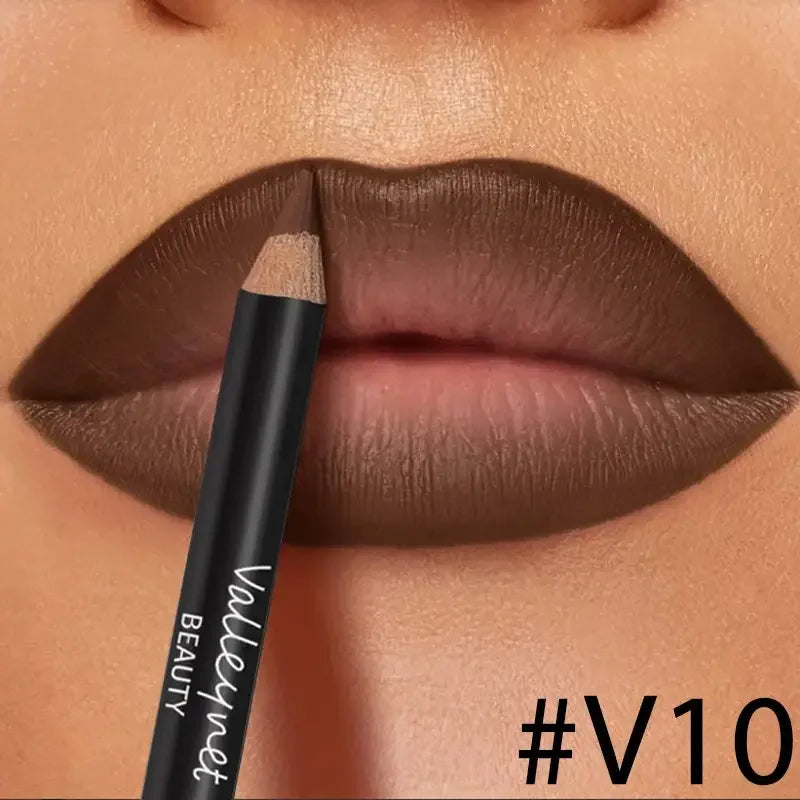 Nerovella Velvet Lip Trio – 4 Piece Lip Liner & Gloss Set
