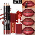 Nerovella Velvet Lip Trio – 4 Piece Lip Liner & Gloss Set