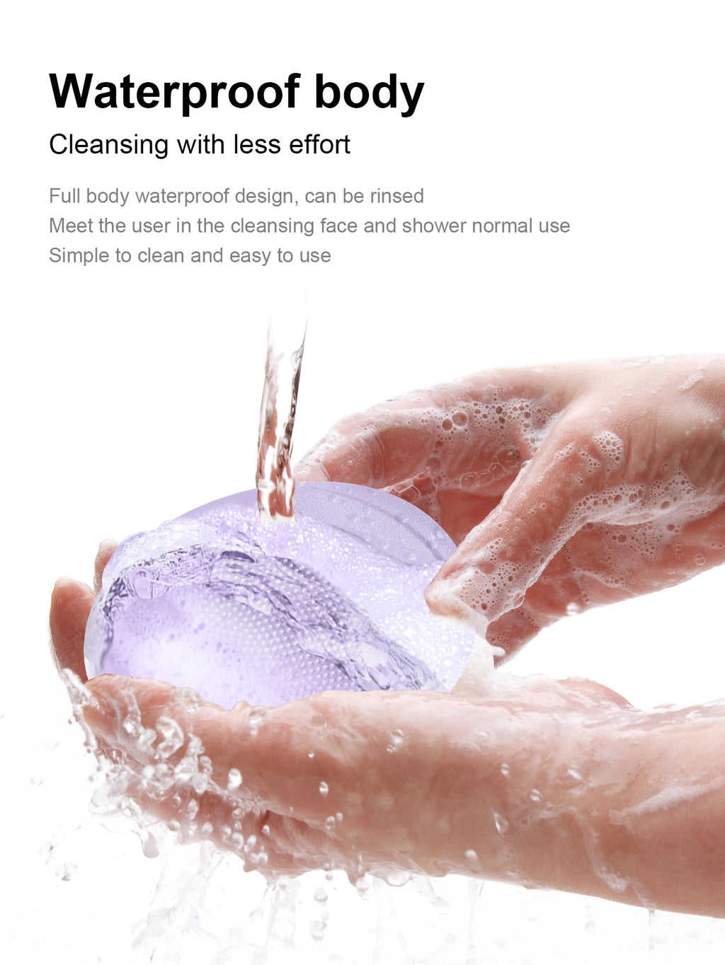 Nerovella PureGlow™ Sonic Facial Cleansing Brush
