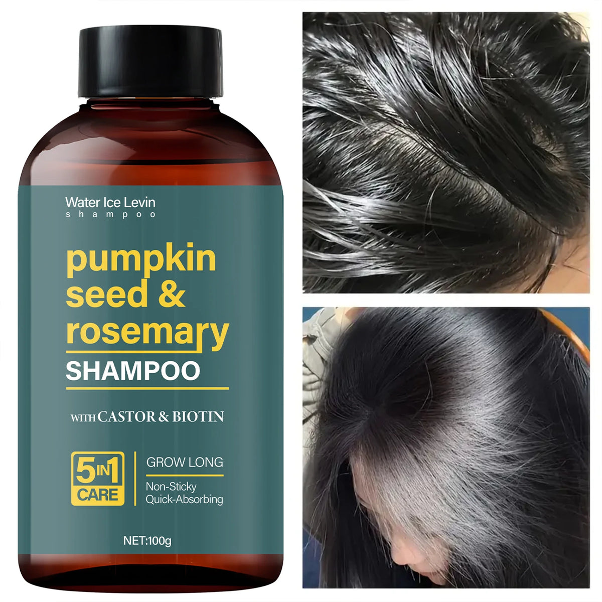 Nerovella Pumpkin Seed + Rosemary Shampoo
