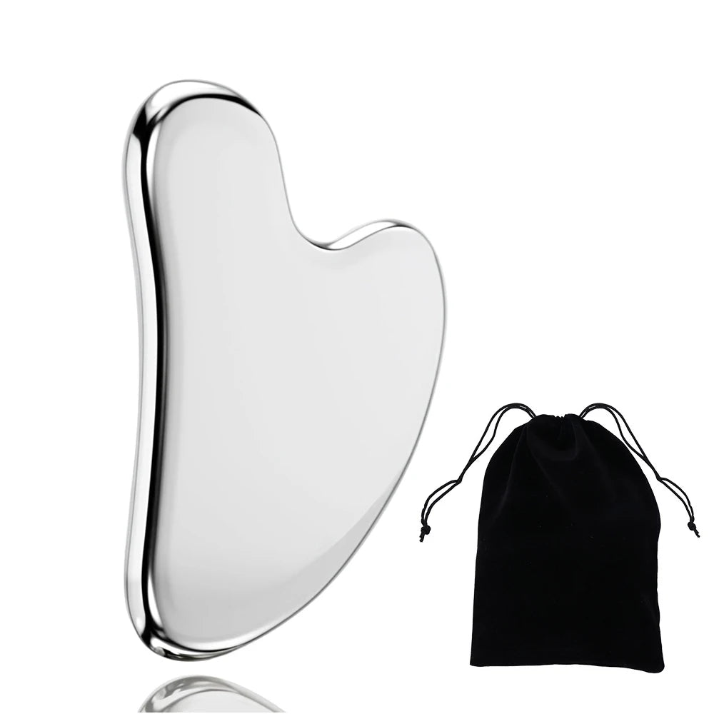 Nerovella SculptGlow™ Stainless Steel Gua Sha